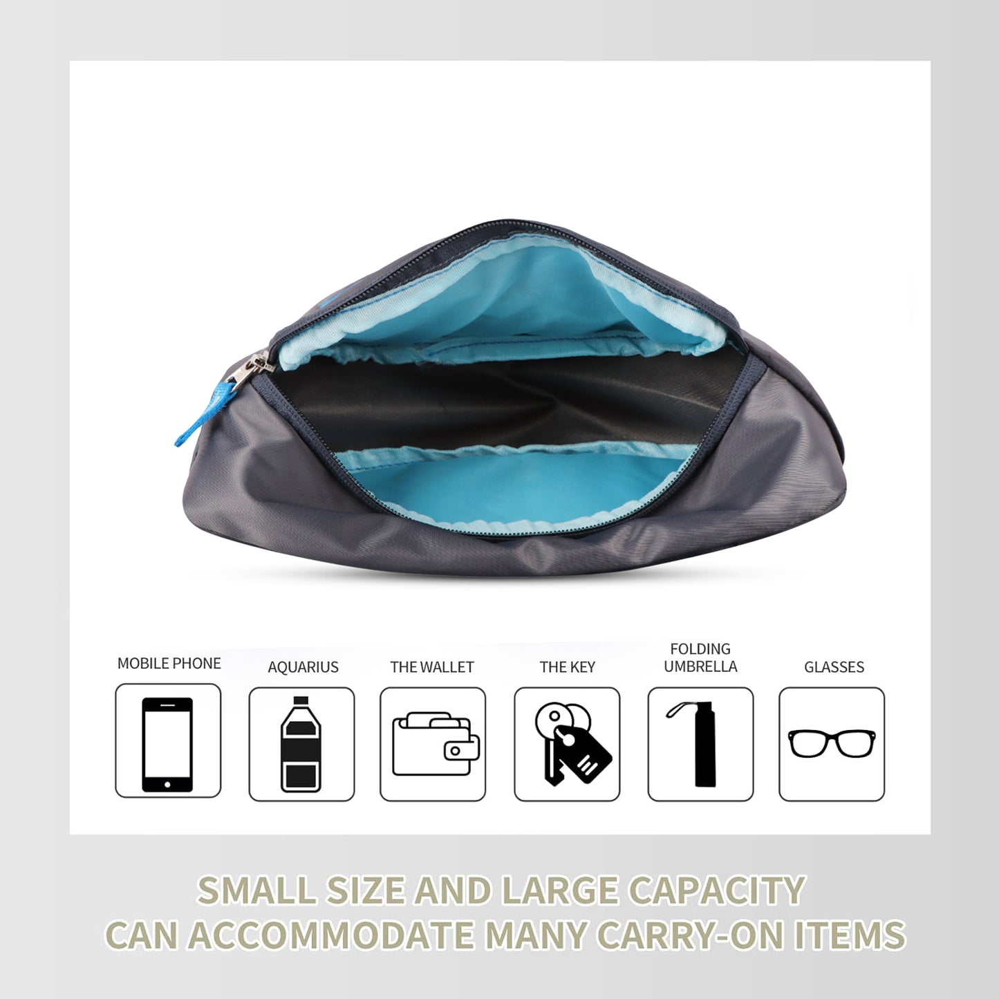 Belt Pouch Double Zip