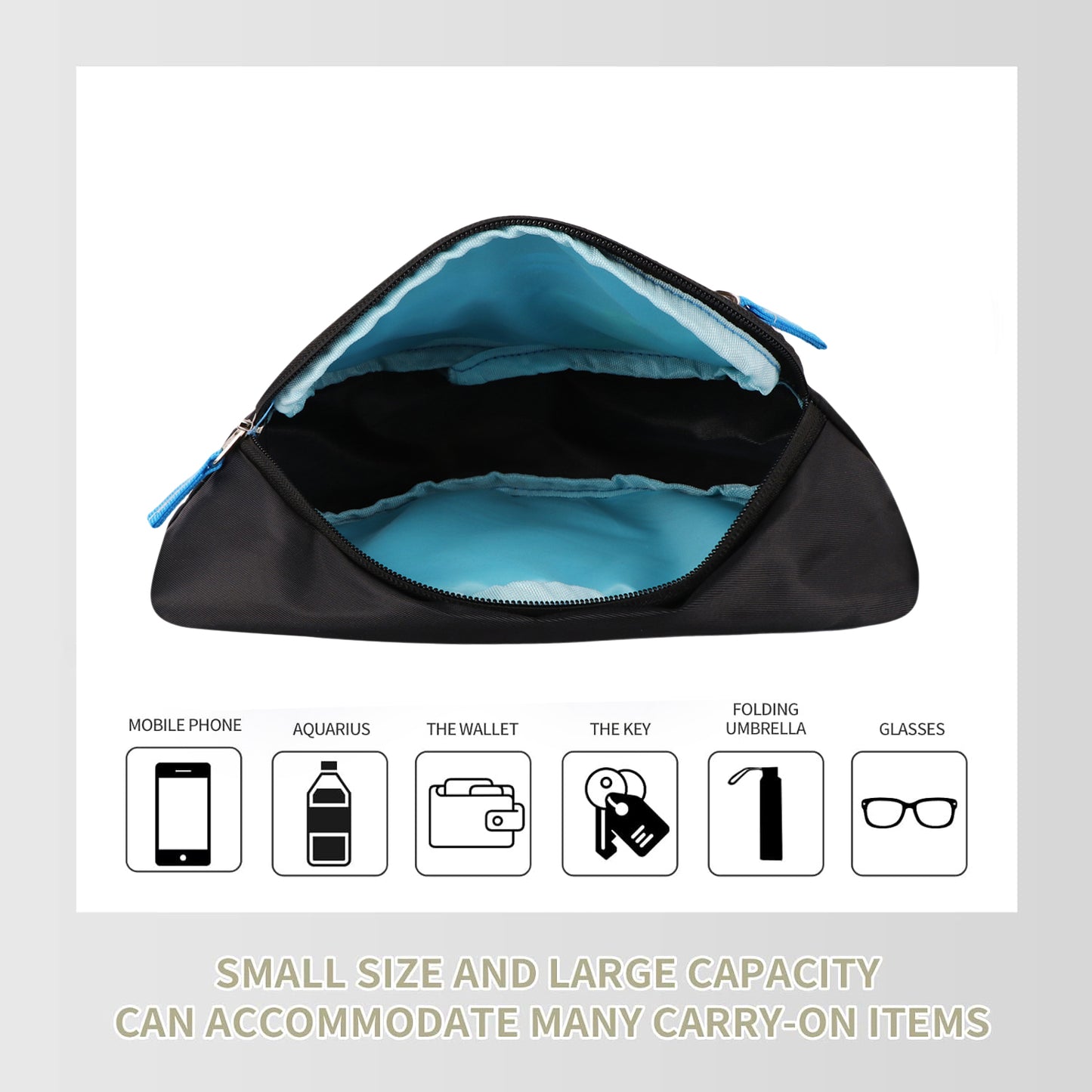 Belt Pouch Double Zip