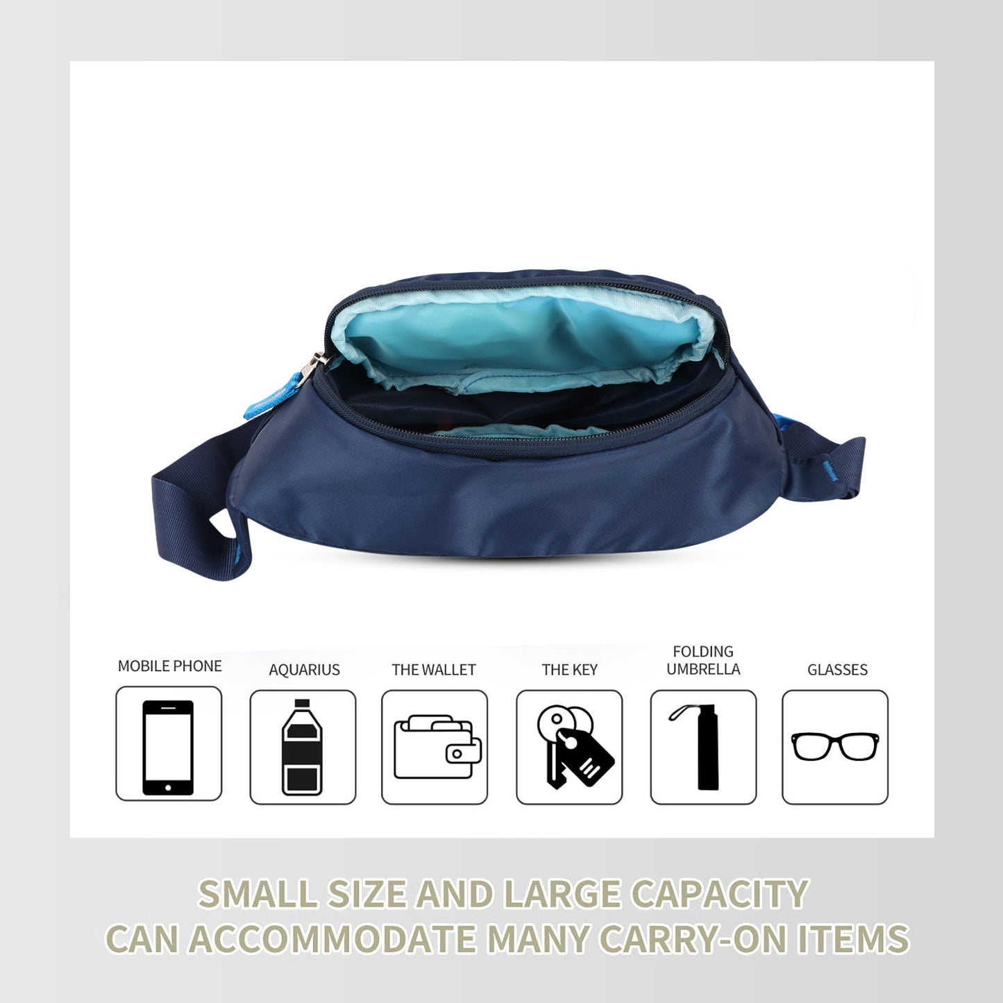 Belt Pouch Double Zip